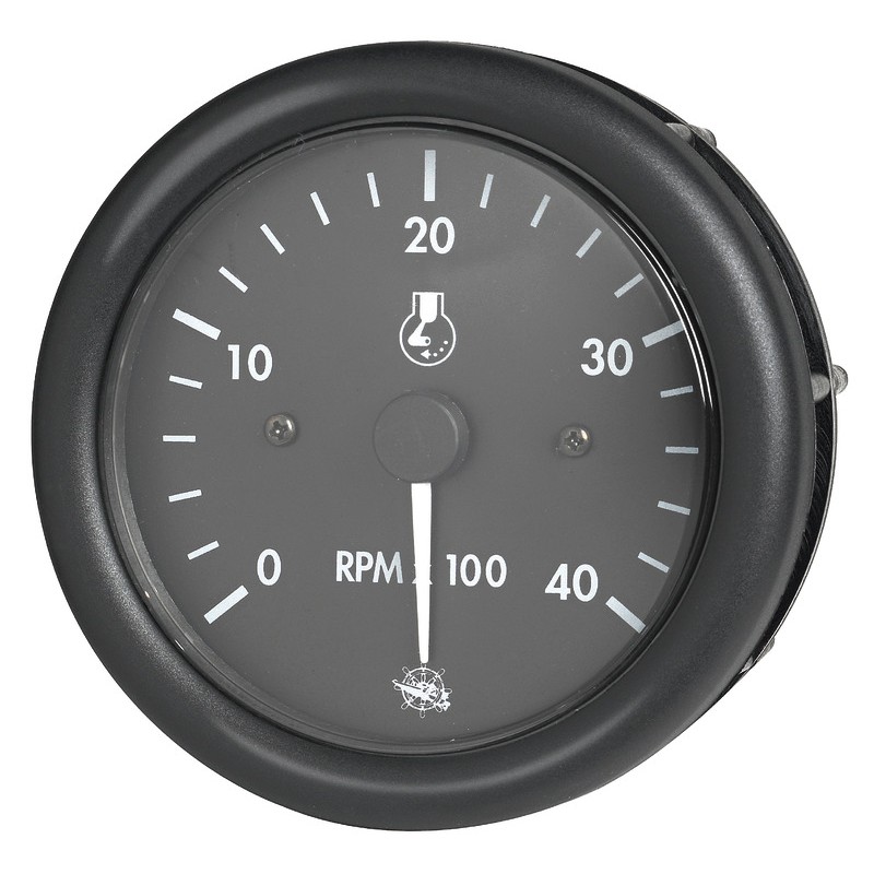 
Compte-tours Guardian diesel noir + compteur 12 V 
