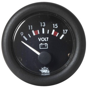 Voltmètre Guardian noir 10-16 V | EAN 8033137014635 Ref 27.433.01