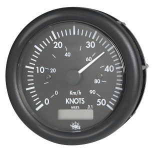 Speedomètre Guardian 0-50 nœuds compt. milles 12V | EAN 8033137116063 Ref 27.425.01
