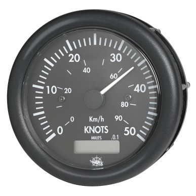 Speedomètre Guardian 0-50 nœuds compt. milles 12V | EAN 8033137116063 Ref 27.425.01
