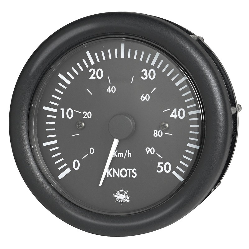 
Speedomètre Guardian 0-50 nœuds noir 12 V 

