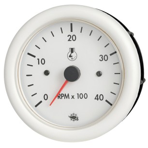 Compte-tours Guardian diesel blanc 12 V | EAN 8033137116438 Ref 27.520.01