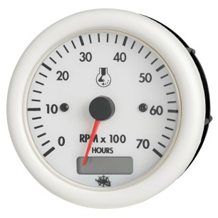 Compte-tours Guardian 2/4 temps blanc compteur 12 | EAN 8033137116483 Ref 27.521.05