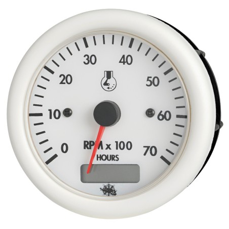 Compte-tours Guardian 2/4 temps blanc compteur 12 | EAN 8033137116483 Ref 27.521.05
