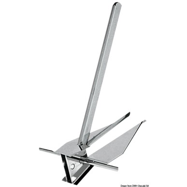 
Ancre Danforth inox 28 kg 
