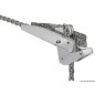 
Davier  bascule léger acier inox poli 10 kg 300mm 
