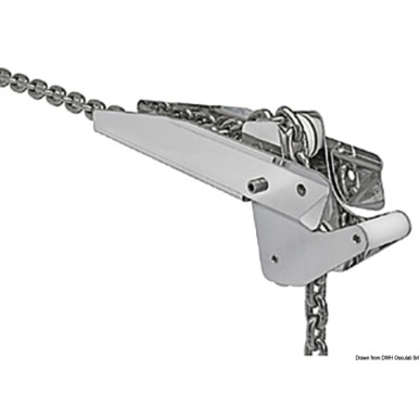 
Davier  bascule léger acier inox poli 10 kg 300mm 
