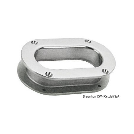 
Ecubier inox 241 x 146 mm 
