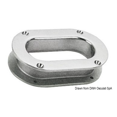 
Ecubier inox 241 x 146 mm 
