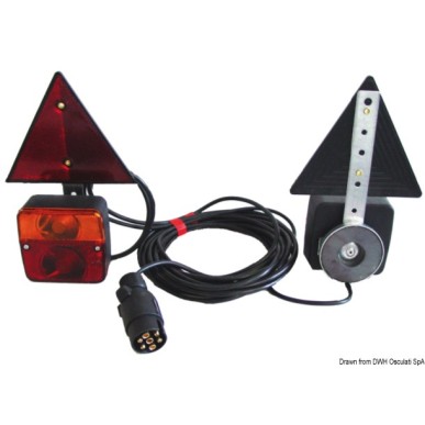 
KIt feu arrière fixation magnétique + triangles 
