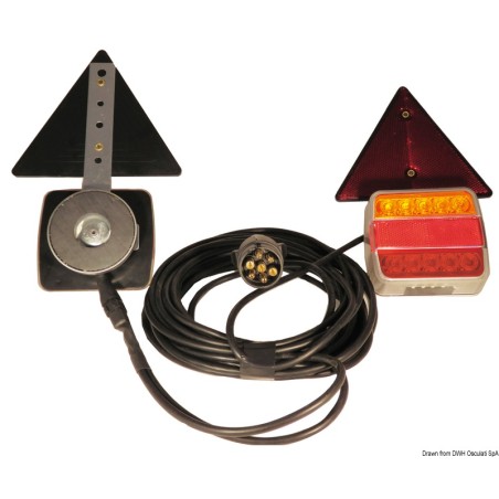 
KIt feu  LED fixation magnétique 4 fonctions 
