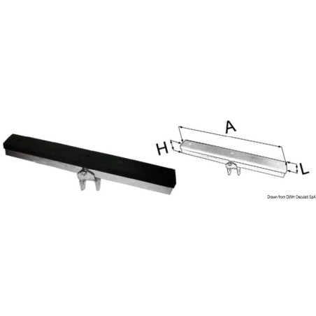 
Support latéral avec étrier 500 mm 

