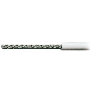 
Câble inox AISI 316 49 fils recouvert PVC 3 x 6 mm 
