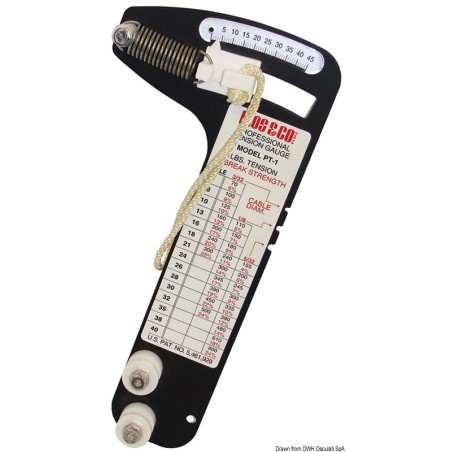 
Tensiomètre professionell Loos pour rondelle 10 mm 
