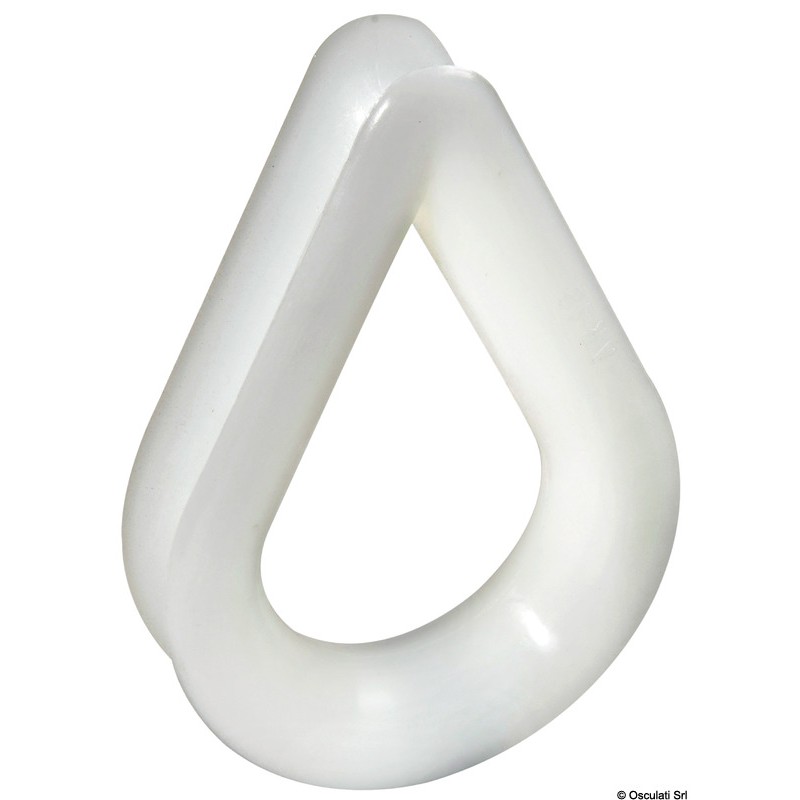 
Cosse en nylon blanc Ø 22 mm 

