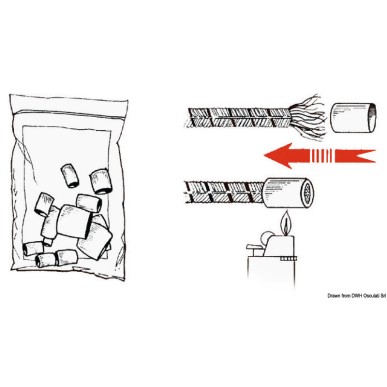 
Embouts en plastique pour amarres 
