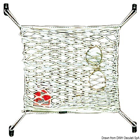 
Filet élastique en nylon porte-objets 300 x 200 mm 
