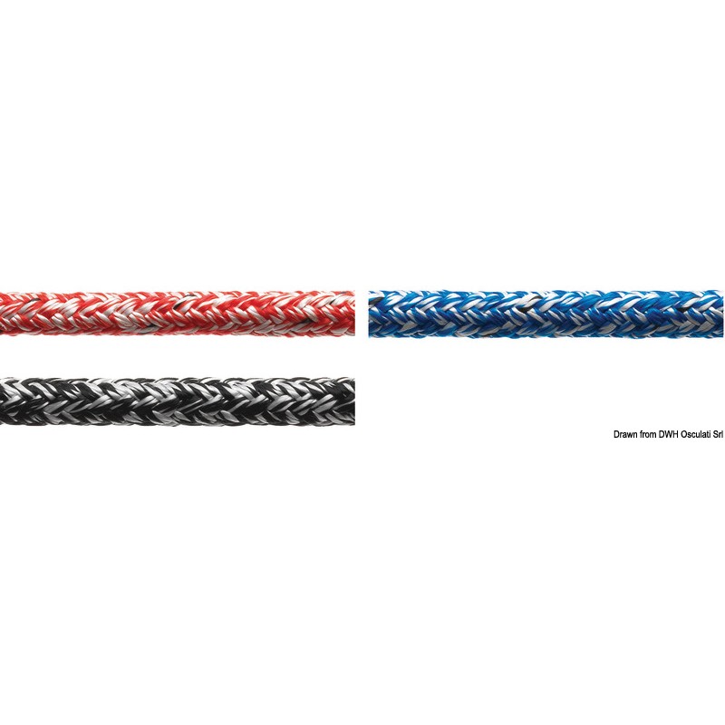 
Tresse noire Marlow Excel Fusion 75 8 mm 
