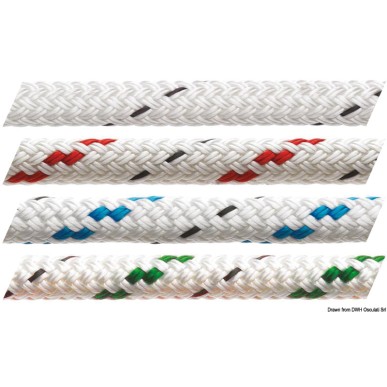 
Bout Marlow Doublebraid teinte unie vert 6 mm 

