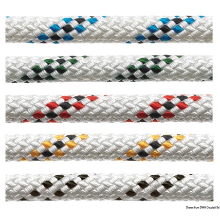 
Bout Marlow Marlowbraid vert avec témoin 14 mm  
