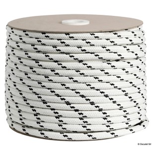 
Ecoute en polyester finition mate 14 mm blanc 

