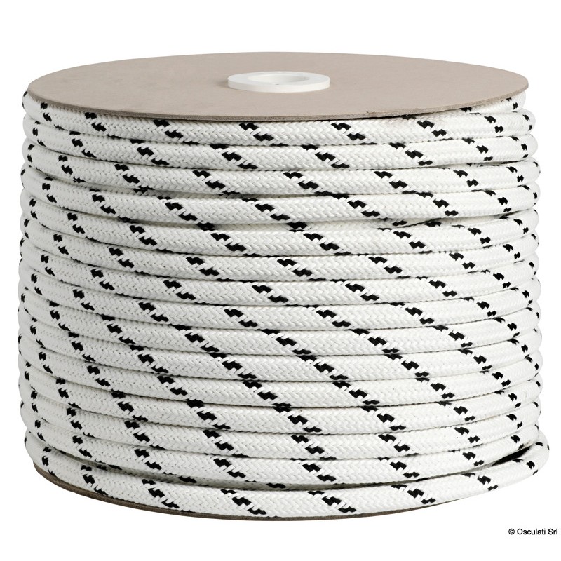 
Ecoute en polyester finition mate 14 mm blanc 
