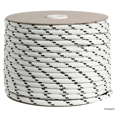 
Ecoute en polyester finition mate 14 mm blanc 
