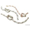 
Double tresse vert/rouge 6 mm 
