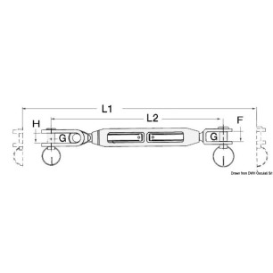 
Chape fixe filet droit 3/8" 
