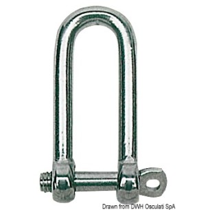 
Manille longue AISI 316 5 mm 
