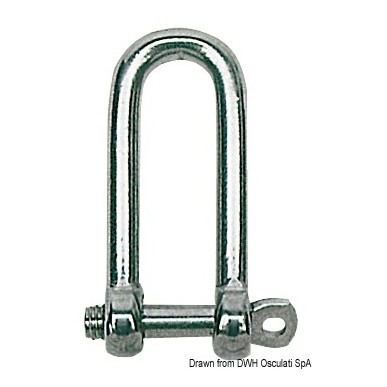 
Manille longue AISI 316 5 mm 
