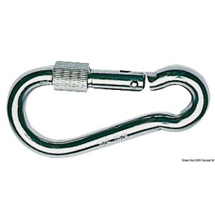 
Mousqueton AISI 316 avec frette 120 mm 
