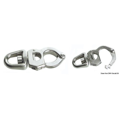 
Mousqueton  gâchette AISI 316 85 mm 
