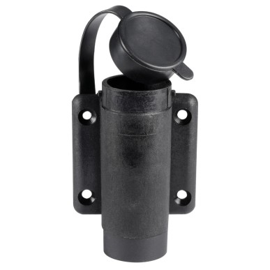 
Base nylon  paroi 3 contacts noir 
