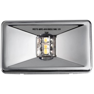 
Feu de navigation Mouse Stern inox rectangulaire 
