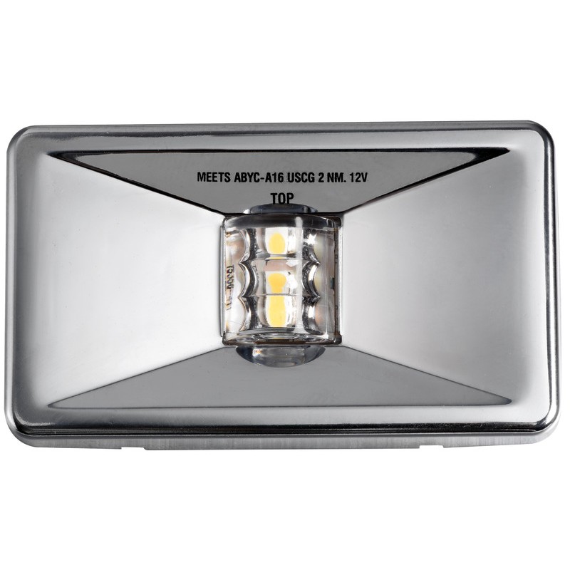 
Feu de navigation Mouse Stern inox rectangulaire 
