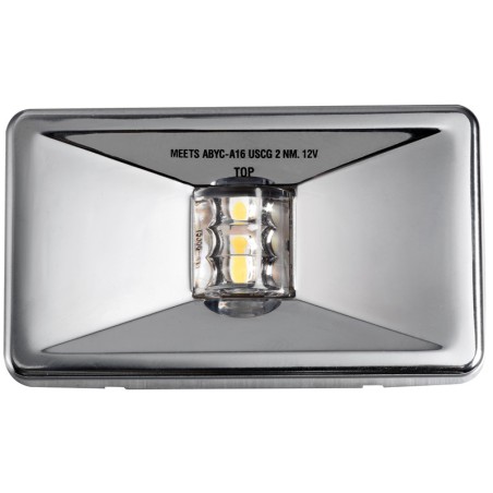 
Feu de navigation Mouse Stern inox rectangulaire 
