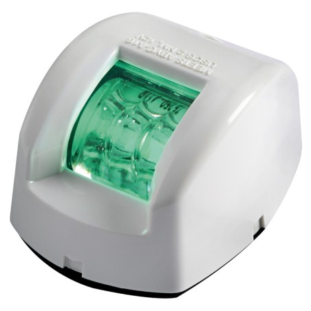 
Feu de navigation Mouse vert ABS blanc 

