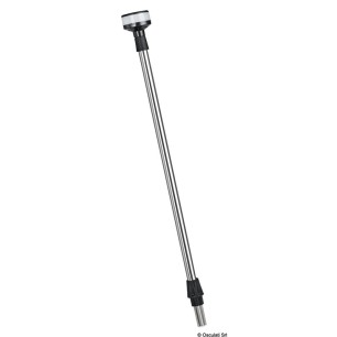 
Feu avec hampe télescopique en inox 
