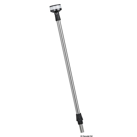 
Feu avec hampe télescopique en inox 
