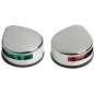 
Feu navigation latéral corp inox poli 
