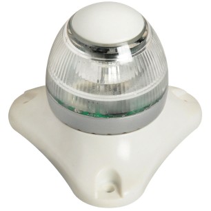 
Feu de navigation Sphera II 360° blanc corp blanc 
