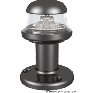 
Feu de navigation  led Orions noir 360° 
