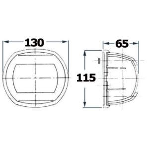 
Feu de navigation Maxi 20 AISI 316 112,5° vert 24V 

