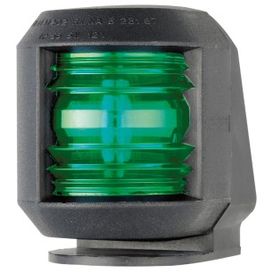
Feu de navigation pont UCompact noir/112,5° vert 
