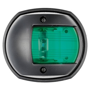 
Feu de navigation  led Compact noir/112,5° droit 
