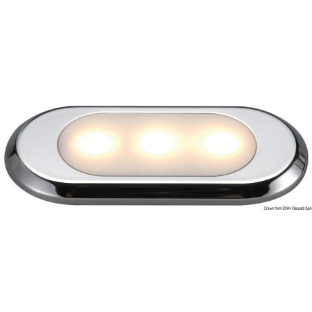 
Feu courtoisie Oculus ultraplat frontale 30 Lumen 
