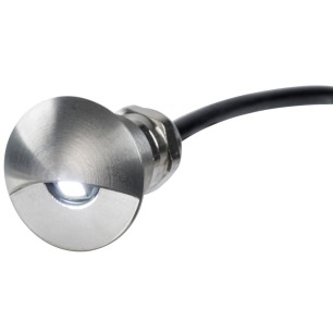 
Lumière courtoisie LED blanc corps acier inoxydable poli miroir 
