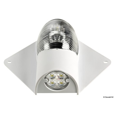 
Feu navigation et pont  LED 12/24 V boîtier blanc 
