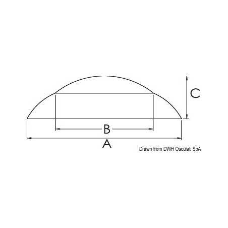 
Plafonnier inox 4" 12V20W 
